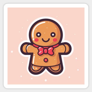cute gingerbread man Sticker